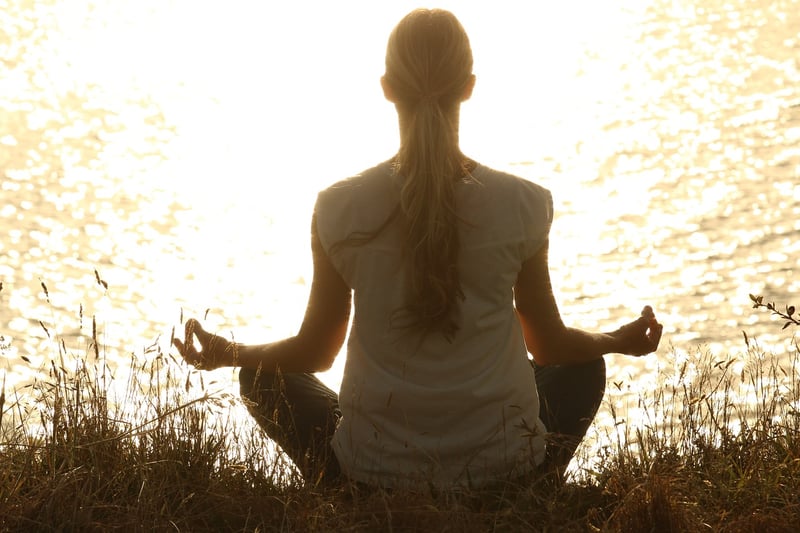 Yoga Meditation in the Mountains